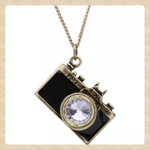 A Proper Pick Jewelry - Camera Pendant on Long Chain